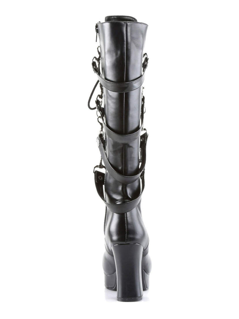GOTHIKA-209 black strap boots GOTHIKA-209 black strap boots