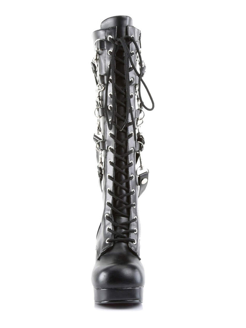 GOTHIKA-209 black strap boots GOTHIKA-209 black strap boots