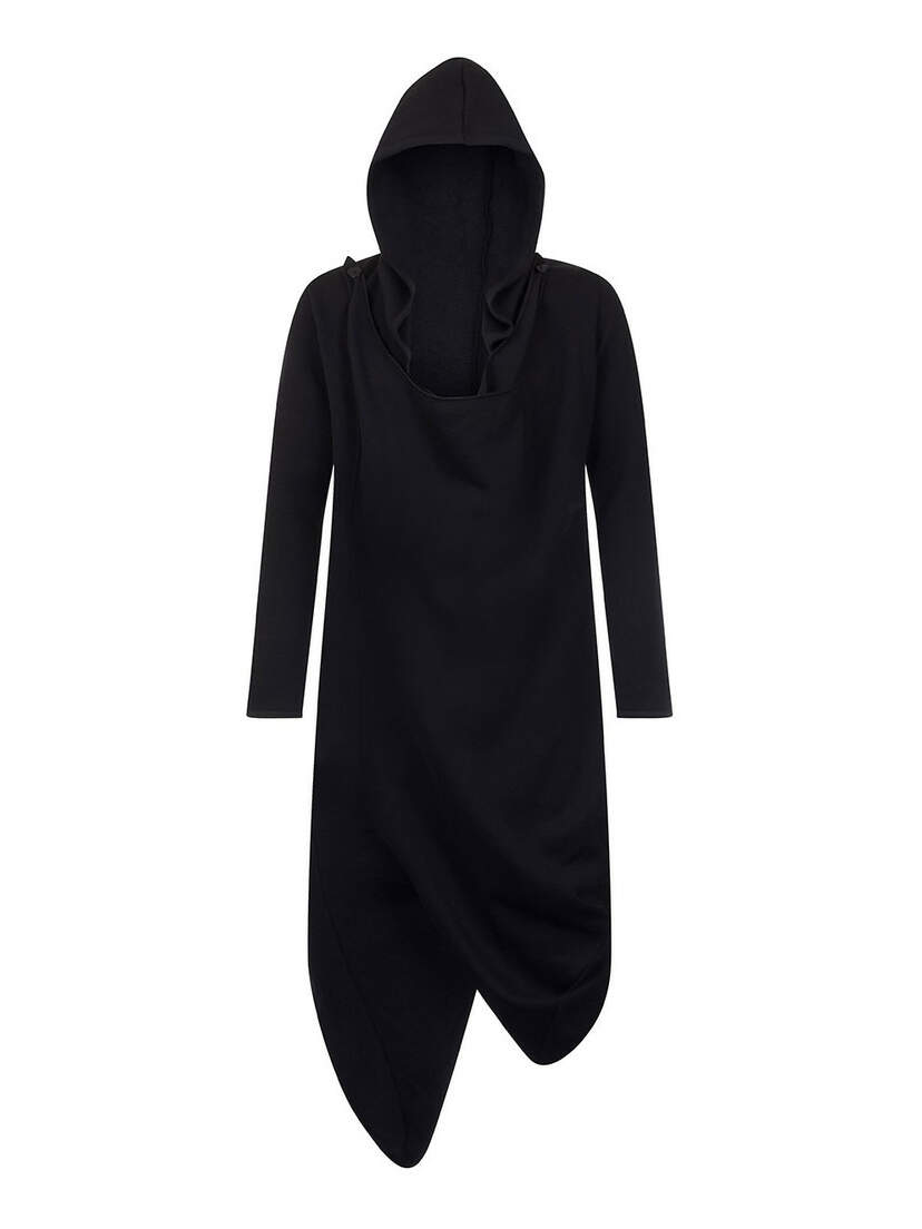 Hestia Long Hooded Poncho