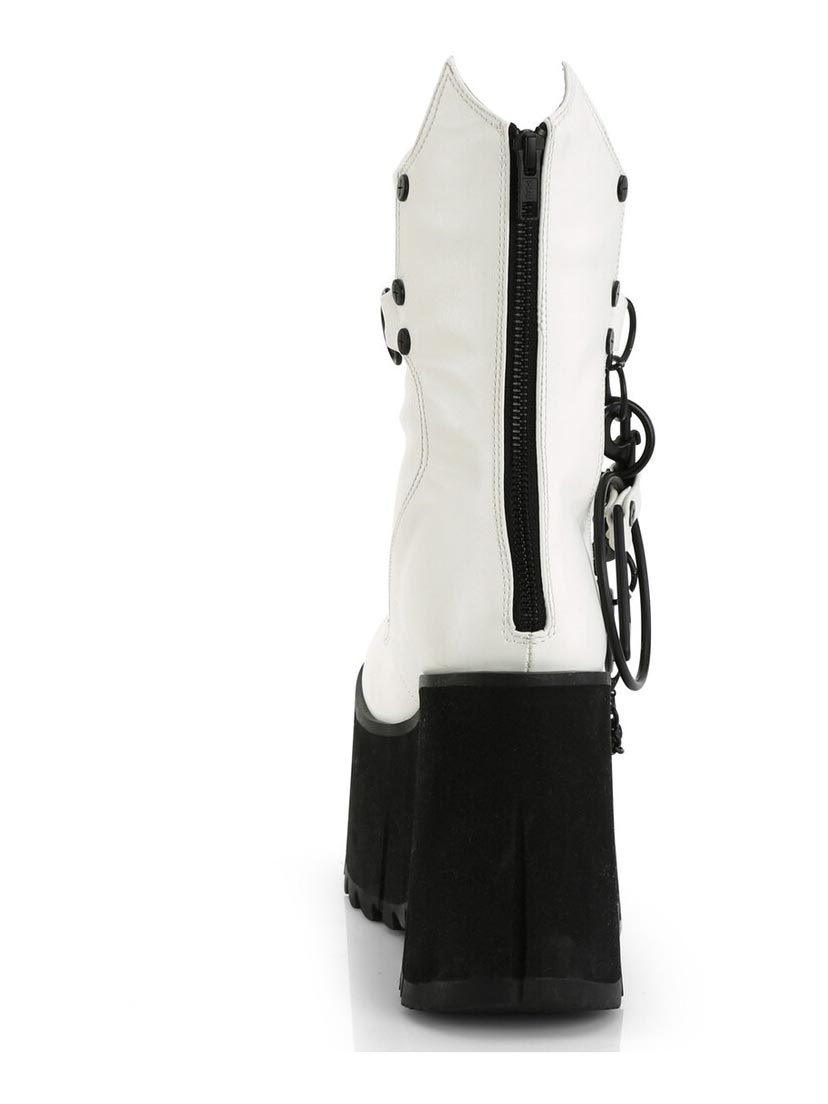 KERA-130 White Platform Boots