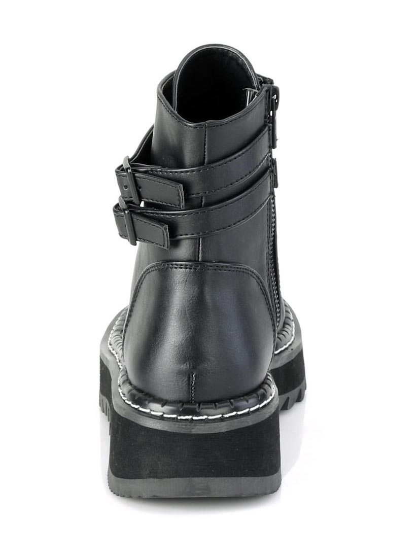 LILITH-152 Black Platform Boots