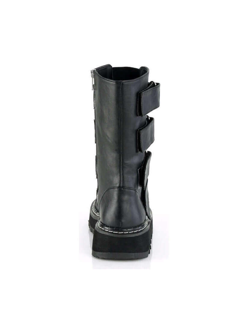 LILITH-211 Mid-Calf Strap Boots