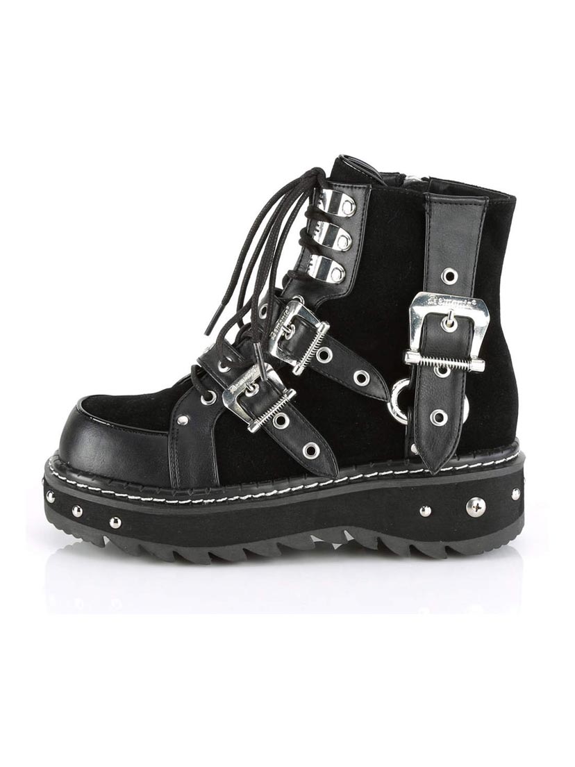 LILITH-278 Metal Studded Ankle Boot