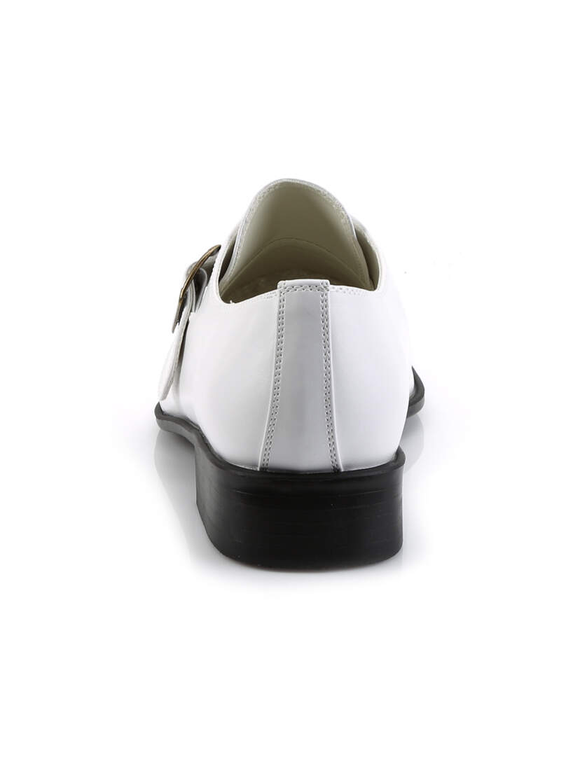 LOAFER-12 White Loafer Shoes