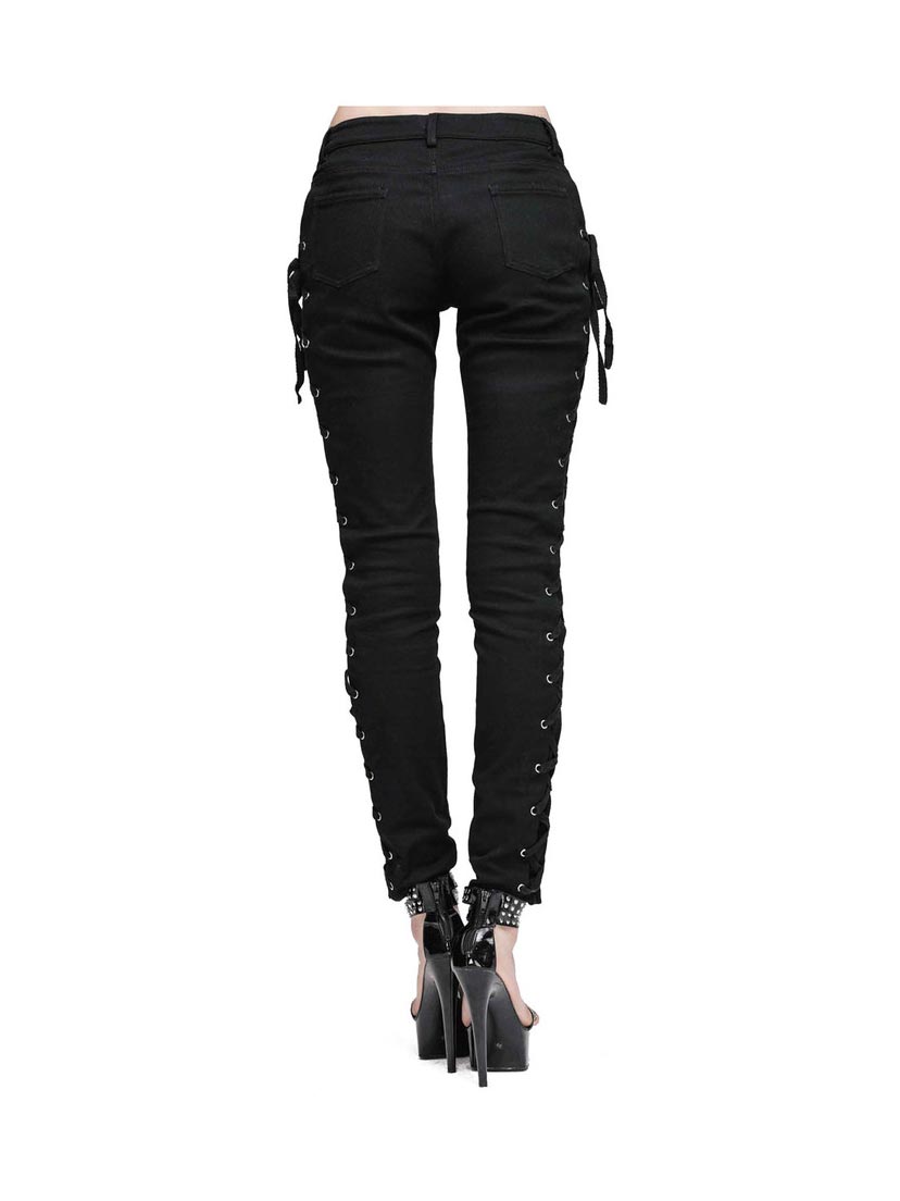 Lethia Side Lace Gothic Jeans