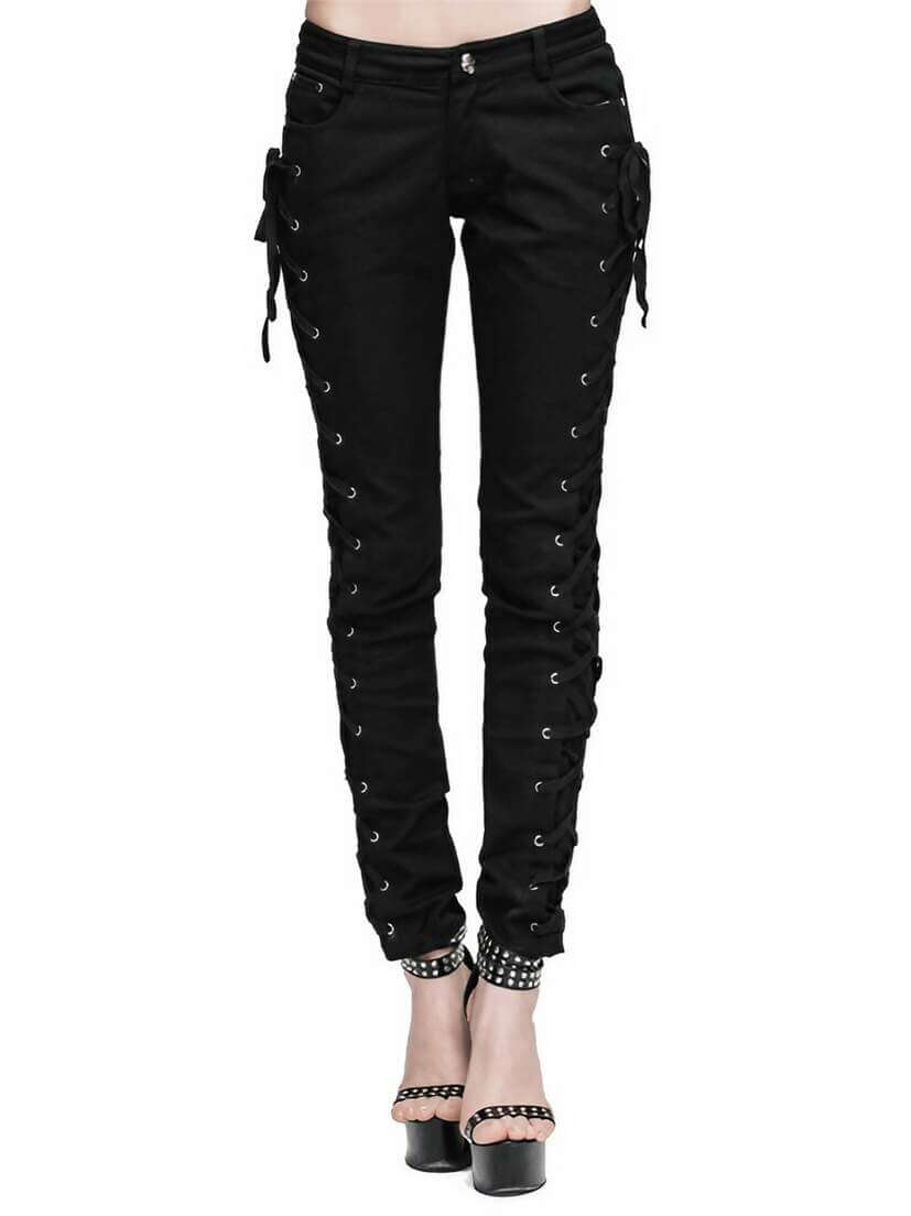 Lethia Side Lace Gothic Jeans