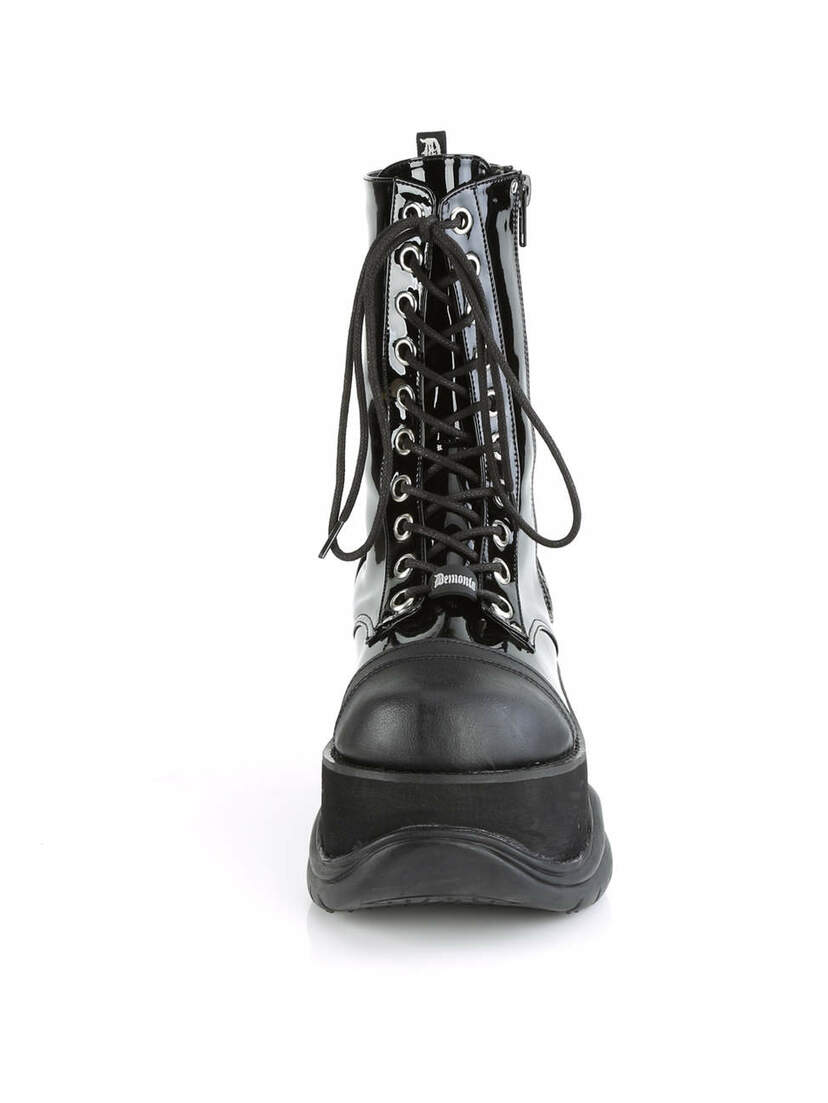 NEPTUNE-200 Patent Men's Platform Boots