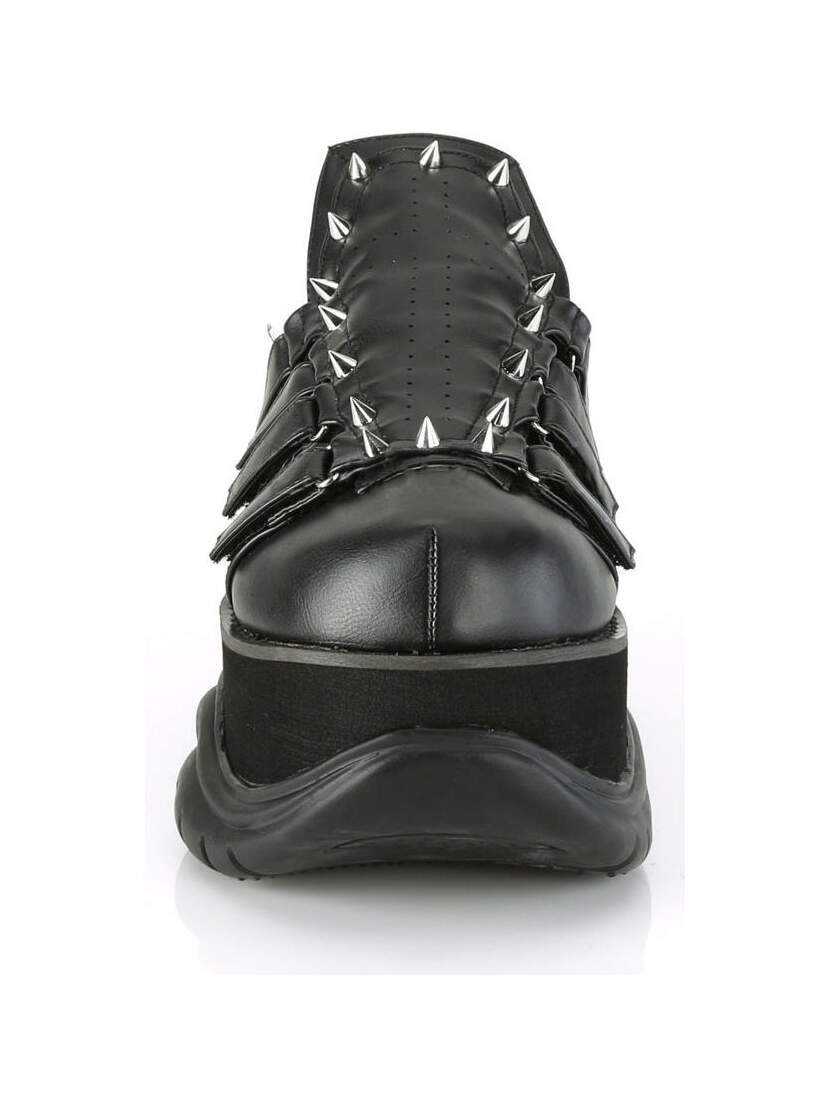 NEPTUNE-50 Black Platform Shoes