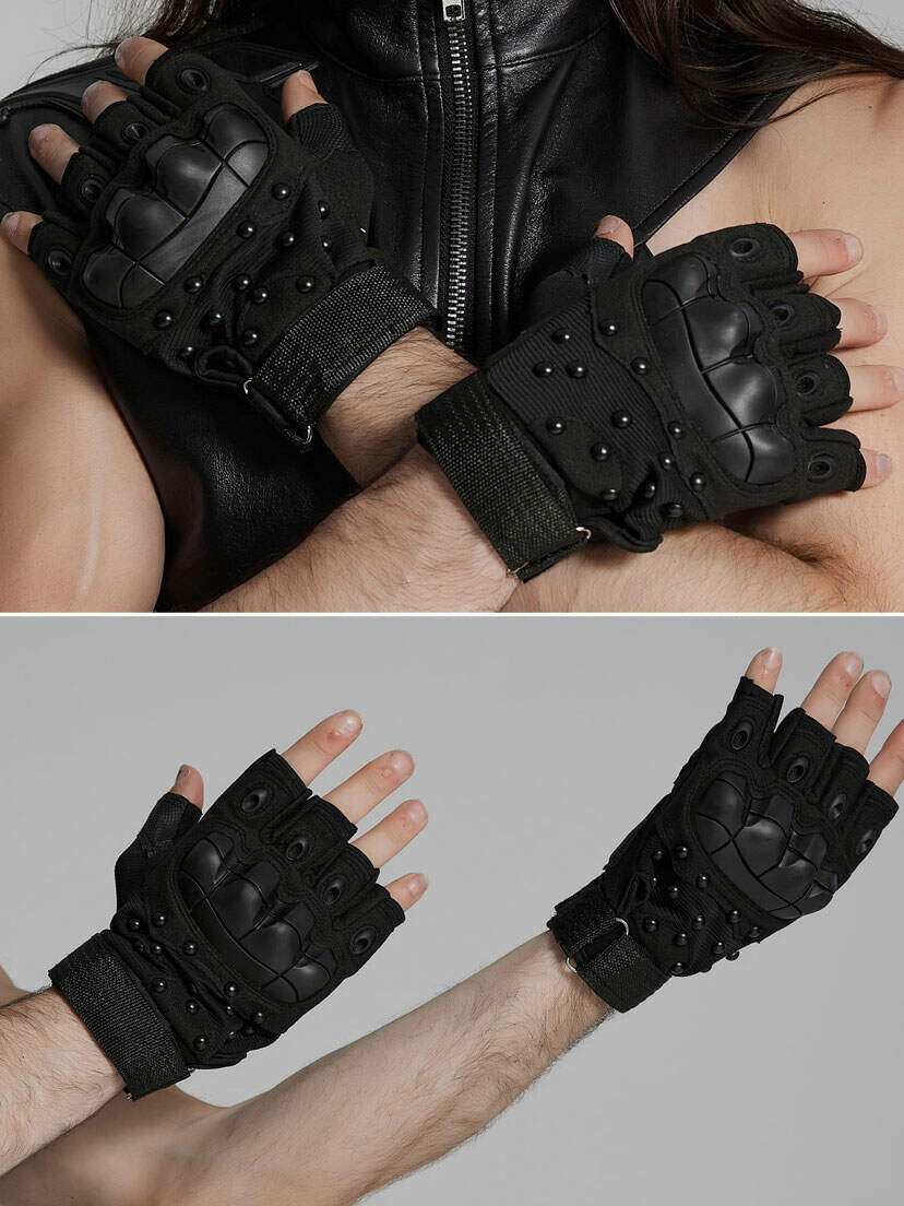 Overkill Tactical Armored Fingerless Gloves