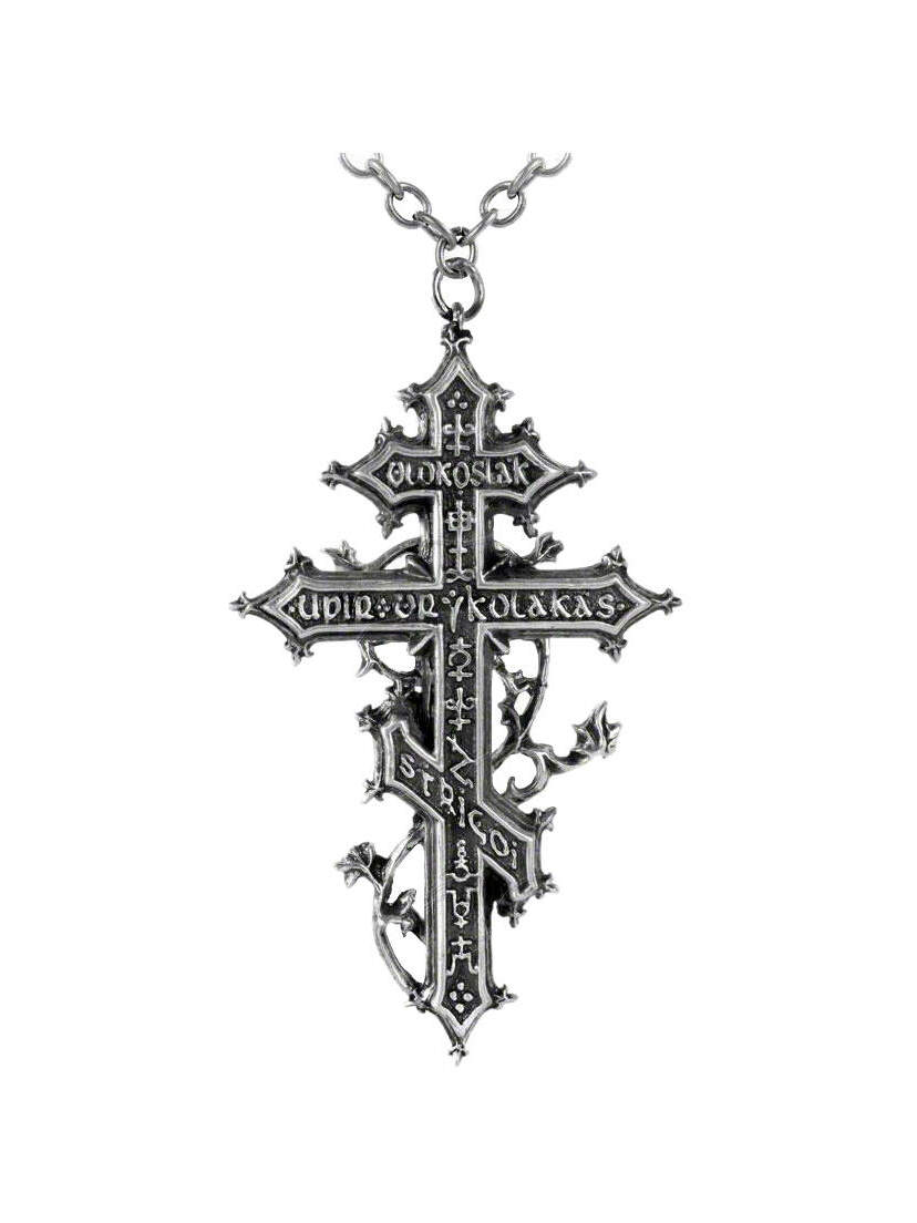 Balkan Revenant's Cross Pendant Necklace