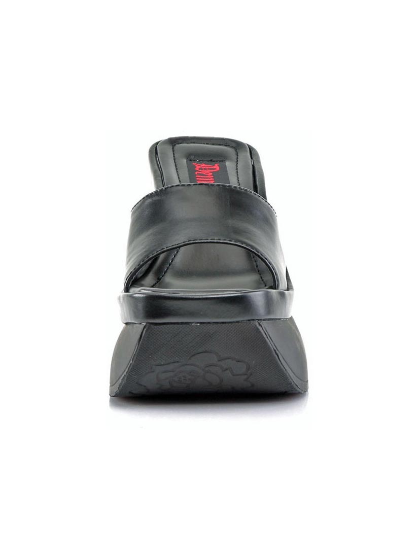 PACE-01 Black Platform Sandals