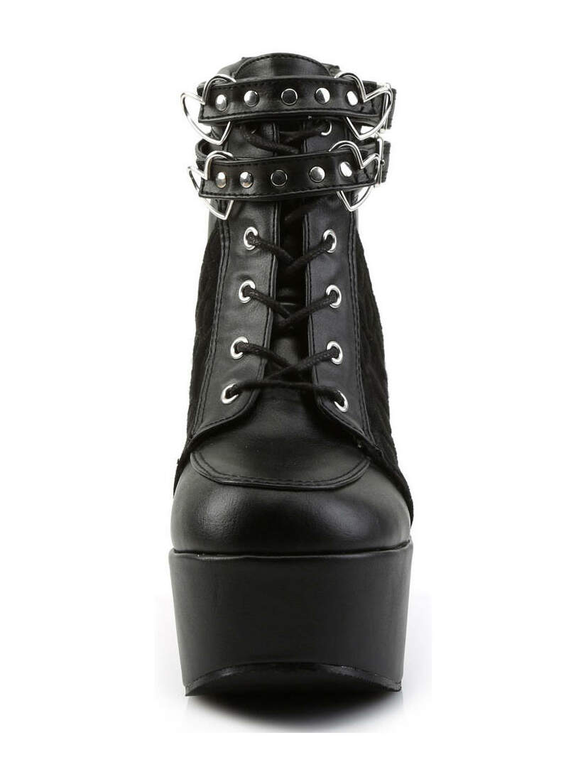 Poison-105 Platform Boots with Hearts