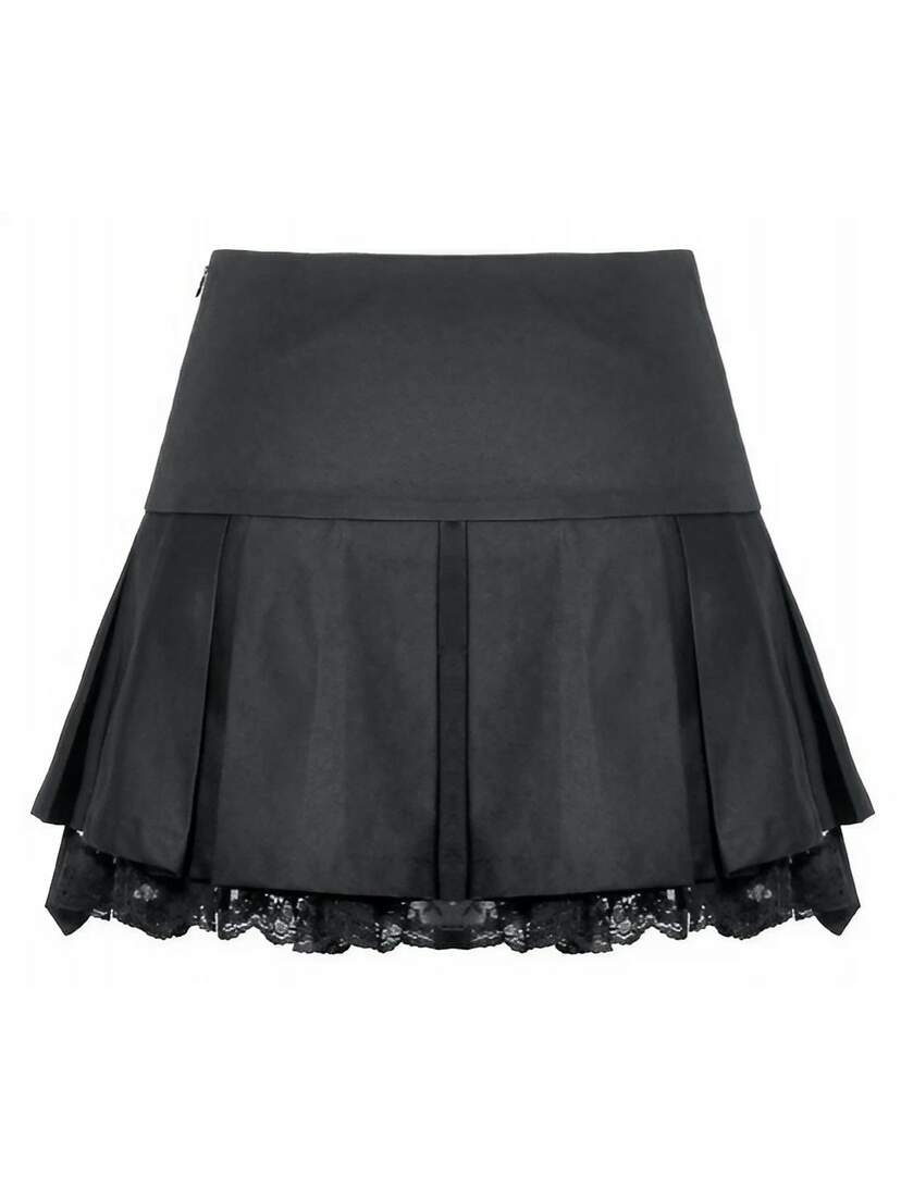 Riot Grrl Pleated Mini Skirt