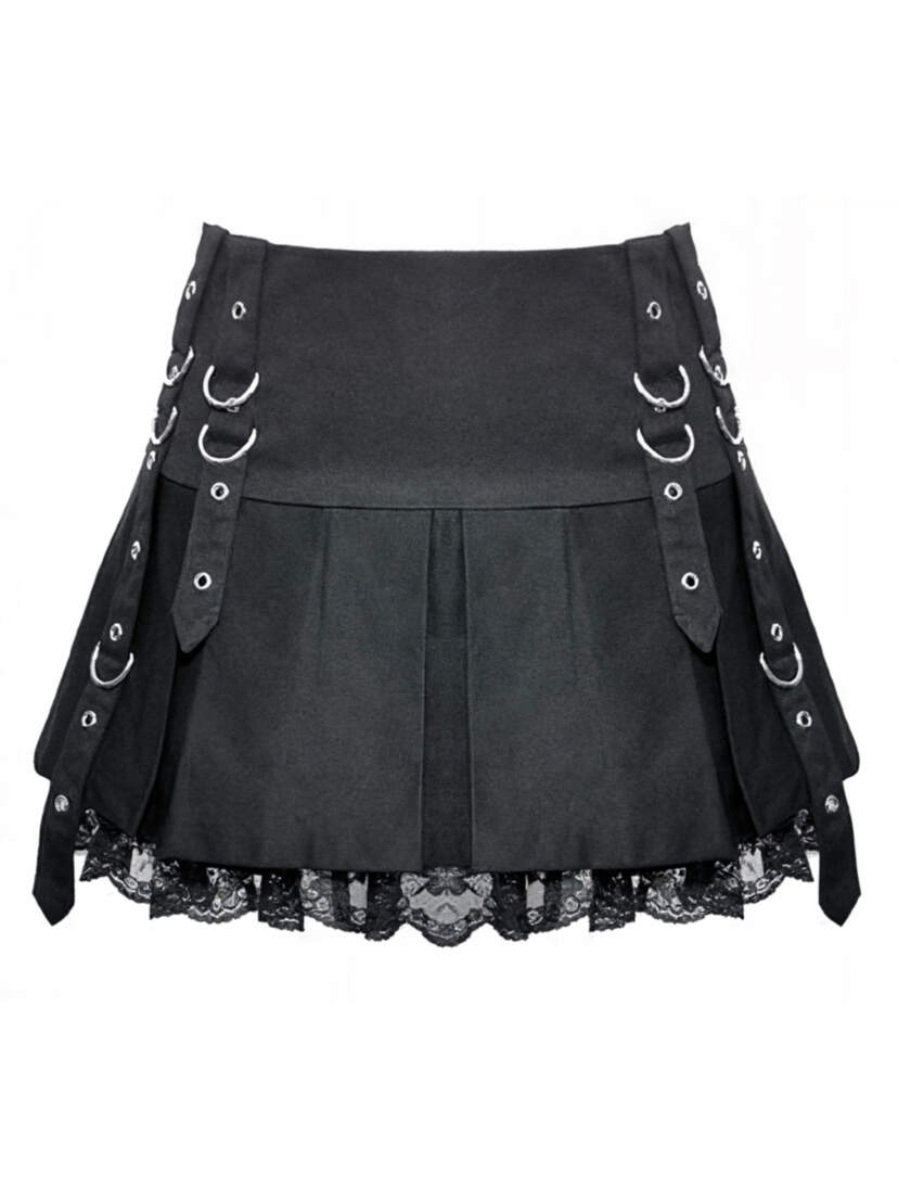 Riot Grrl Pleated Mini Skirt