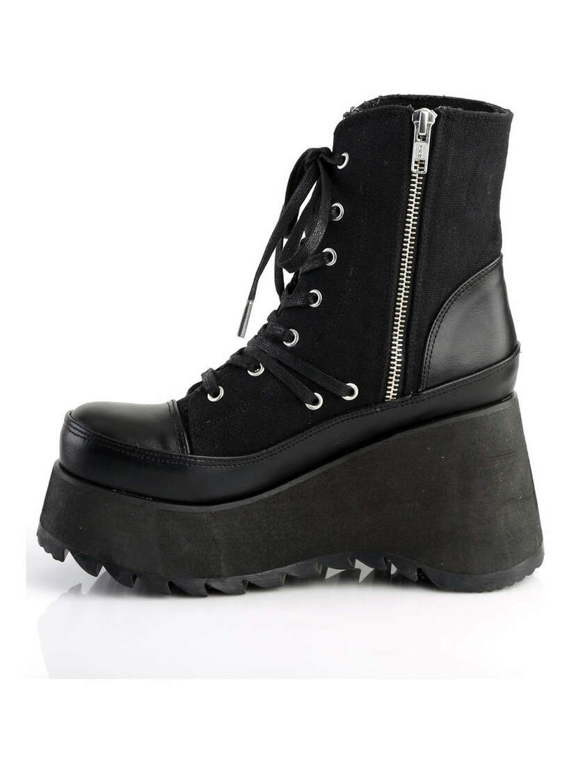 Scene-50 Canvas Platform Boots