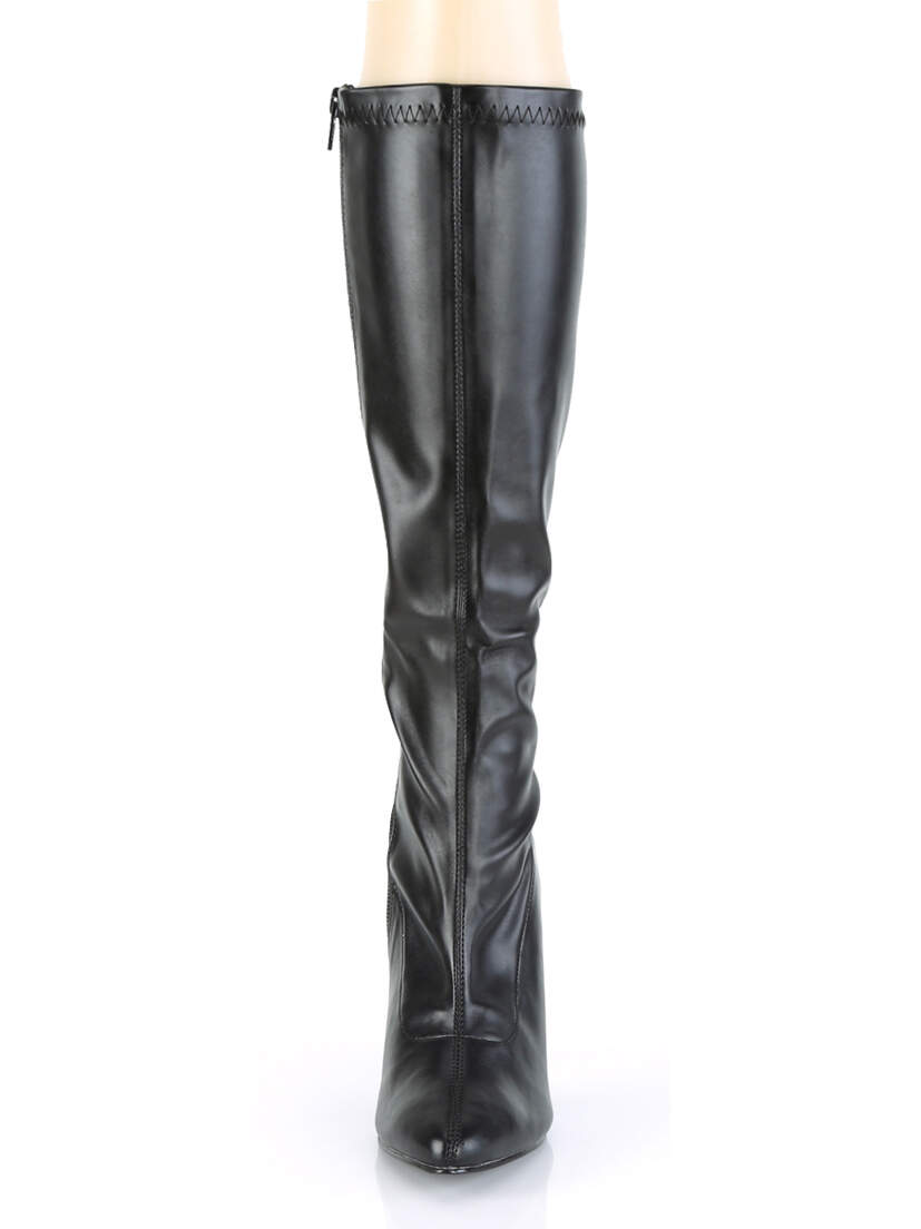 SEDUCE-2000 Black Stretch Boots