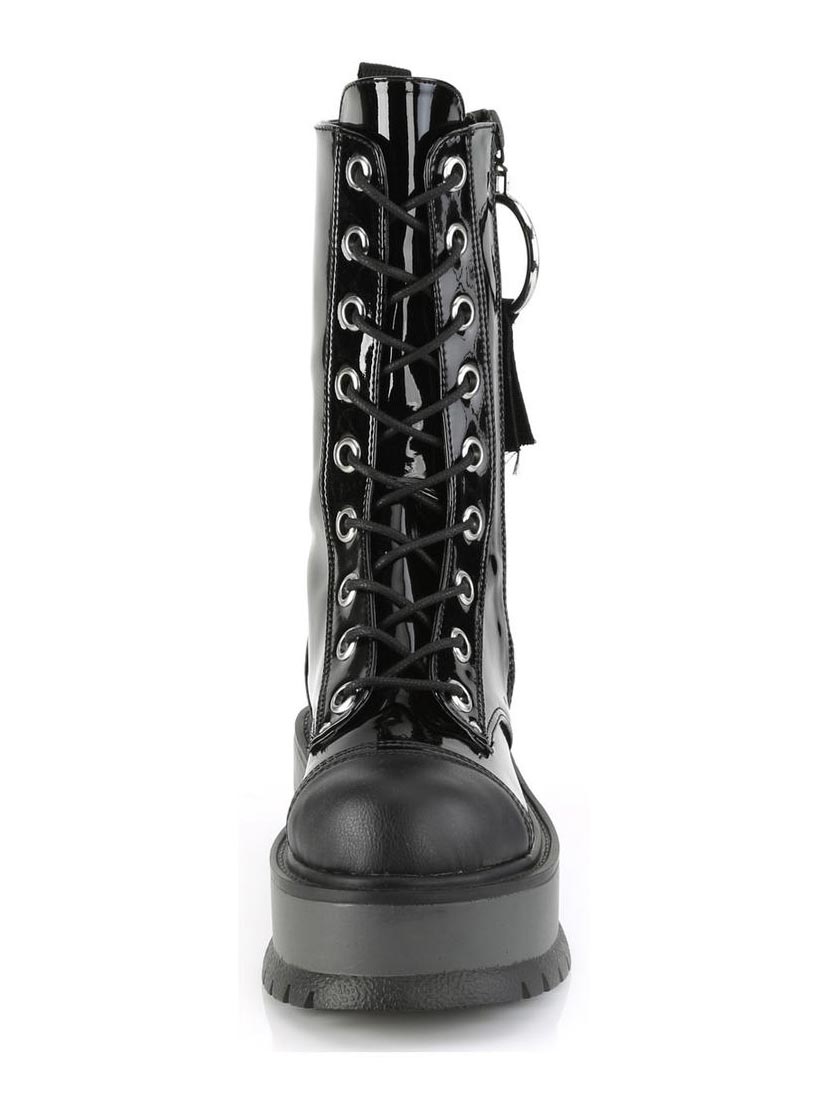 SLACKER-220 Women's Patent Platform Boots
