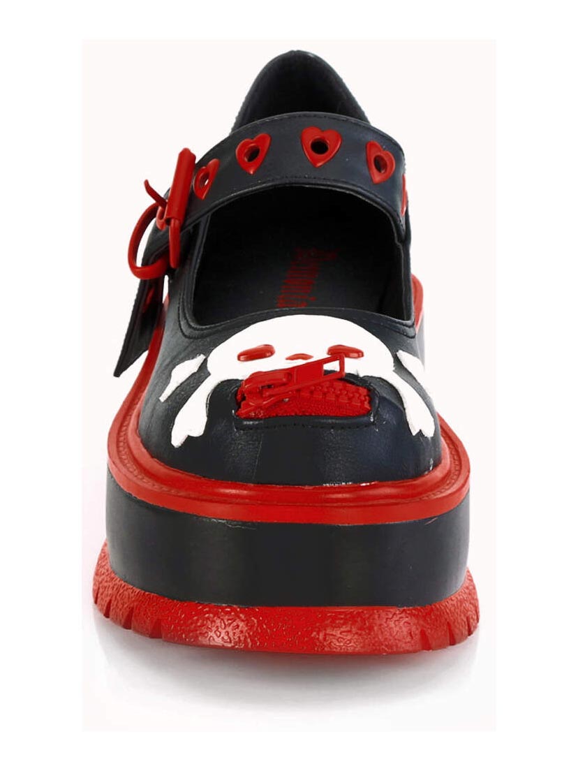 SLACKER-27 Skully Maryjane Shoes