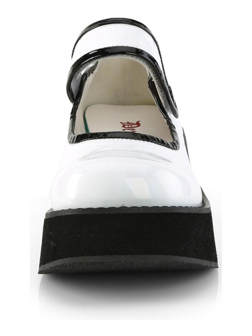 SPRITE-01 White Maryjane Shoes