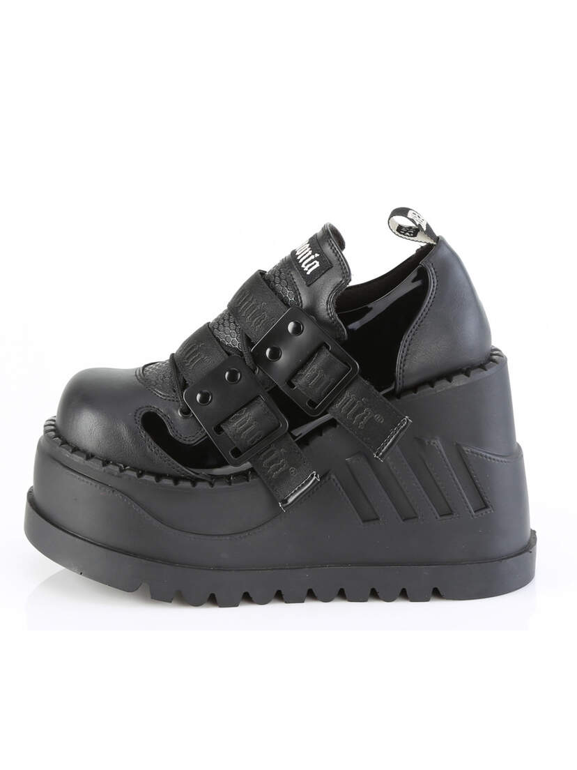 STOMP-28 Women's Alternative/Goth Platform Wedge Shoes