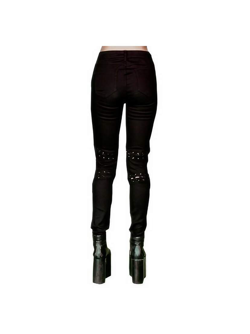 Stretch Lace Off Jeans