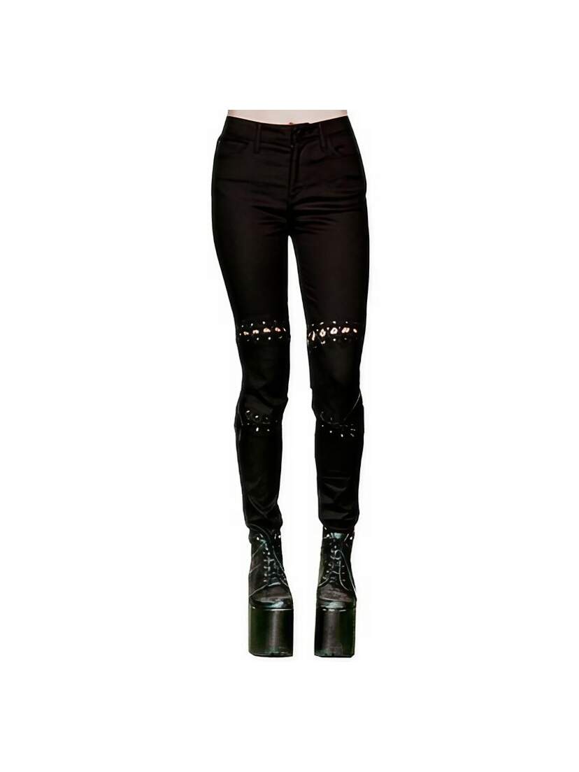 Stretch Lace Off Jeans