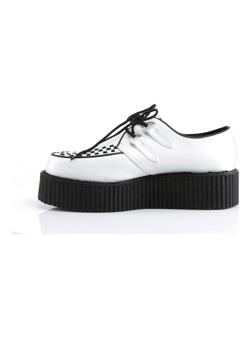 V-CREEPER-573, Men's 2 Lace-Up Creeper Ankle Shoes 