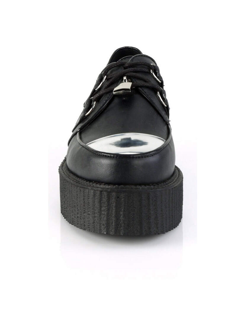 V-CREEPER-515 Silver Toe Creeper Shoes