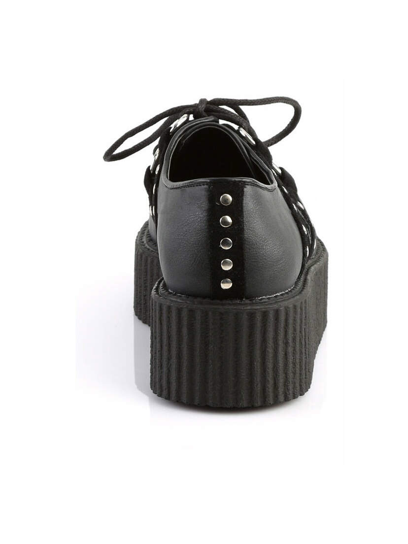 V-Creeper-538 Black Star Creepers Shoes