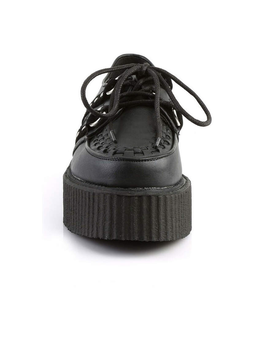 V-Creeper-538 Black Star Creepers Shoes