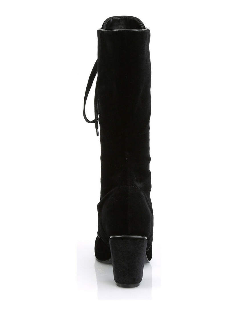 VIVIKA-205 Black Velvet Boots
