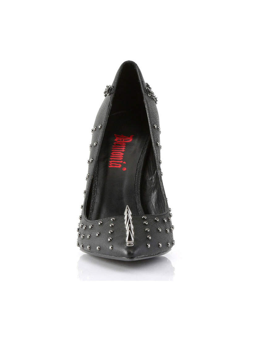 VOLTAGE-08 Spike Studded Heels