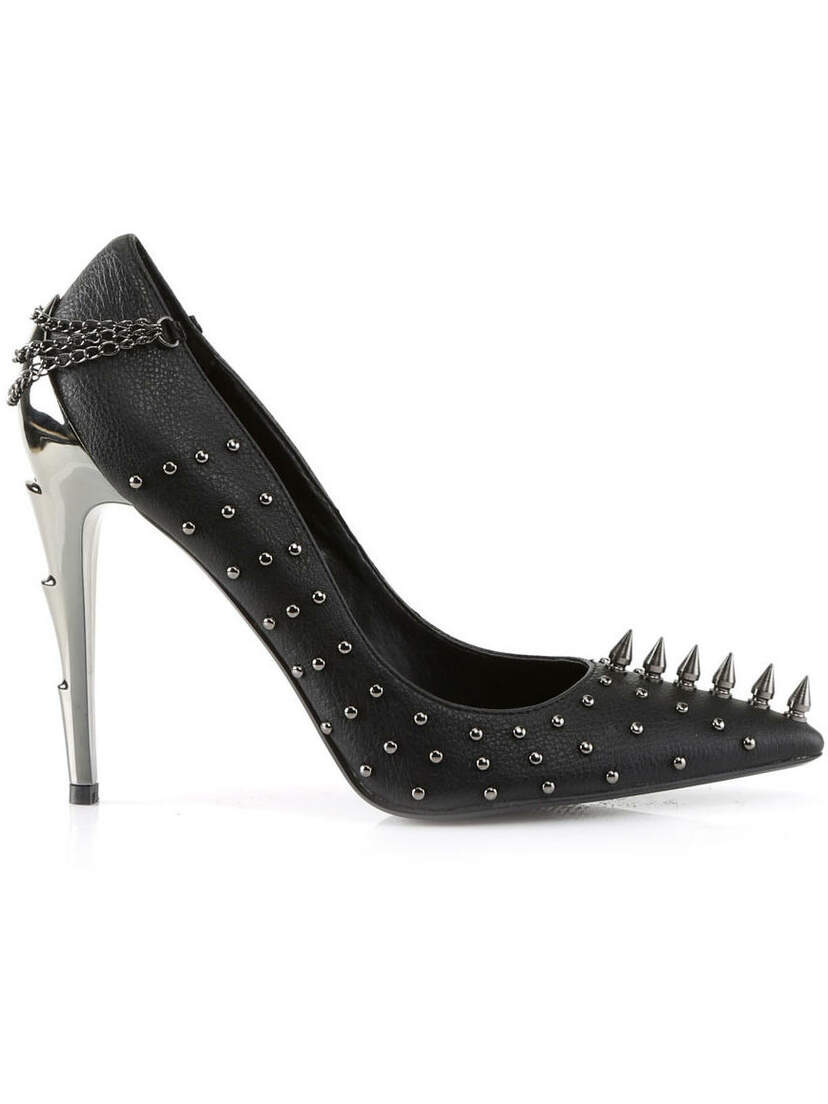 VOLTAGE-08 Spike Studded Heels