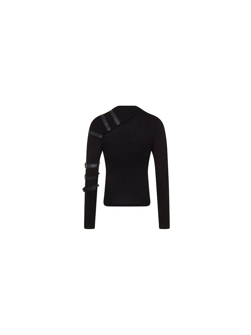 Vidar Mens Buckled Strap Long Sleeve Shirt