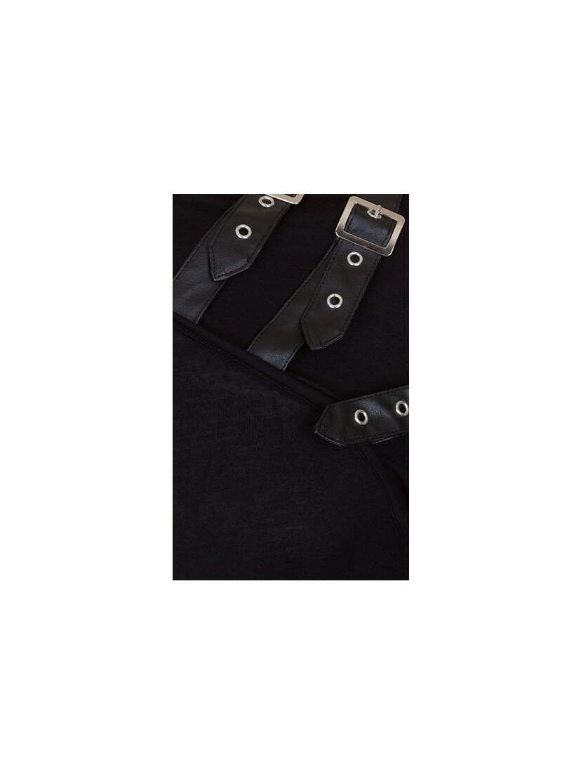 Vidar Mens Buckled Strap Long Sleeve Shirt