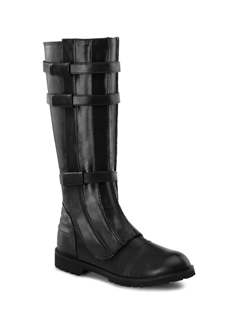 WALKER-130 Black Knee Boots