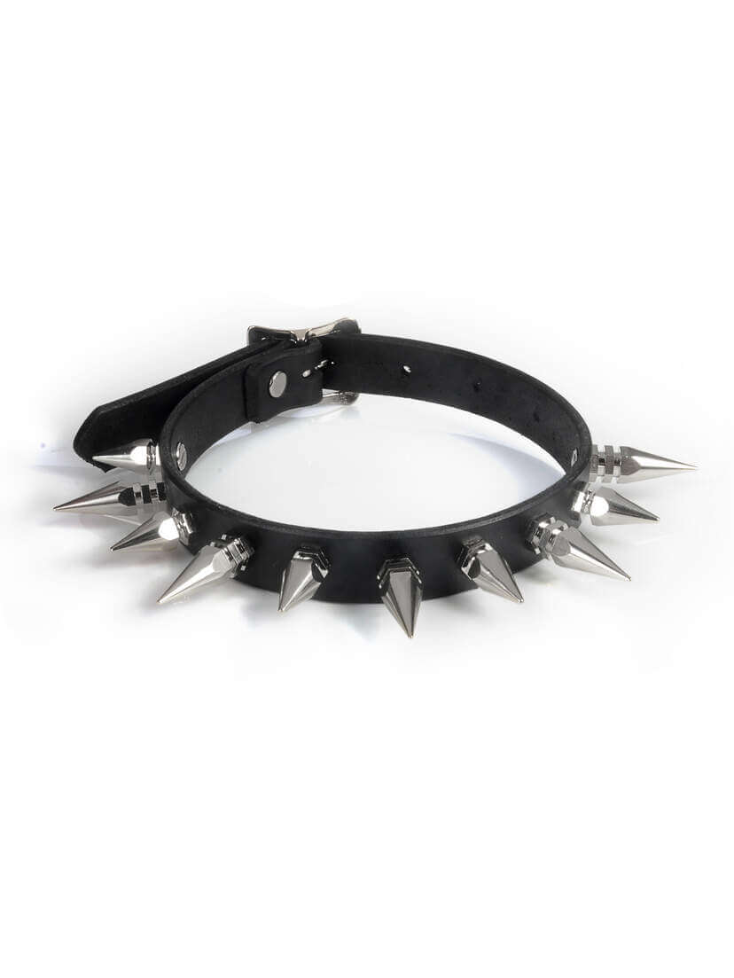 Alternating Hex Spike Choker Alternating Hex Spike Choker