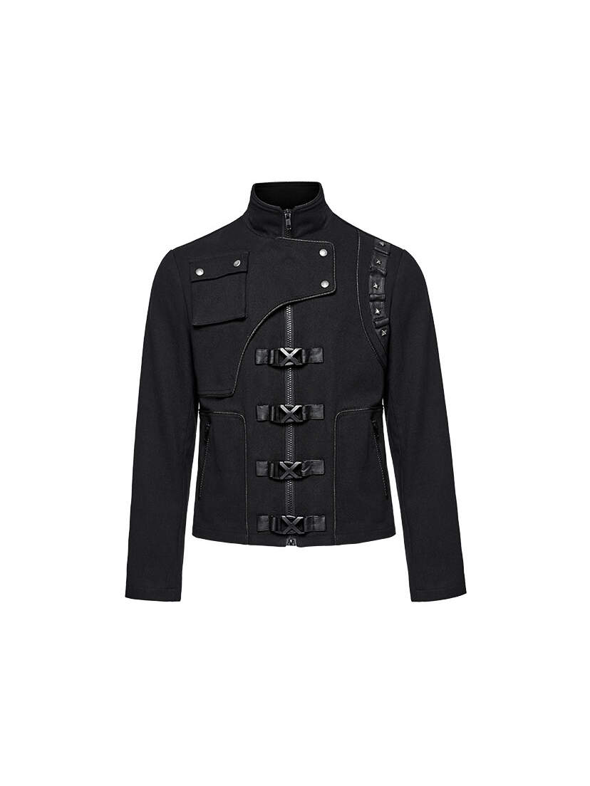 Apex Cipher - Gothic Cyberpunk Men's Jacket