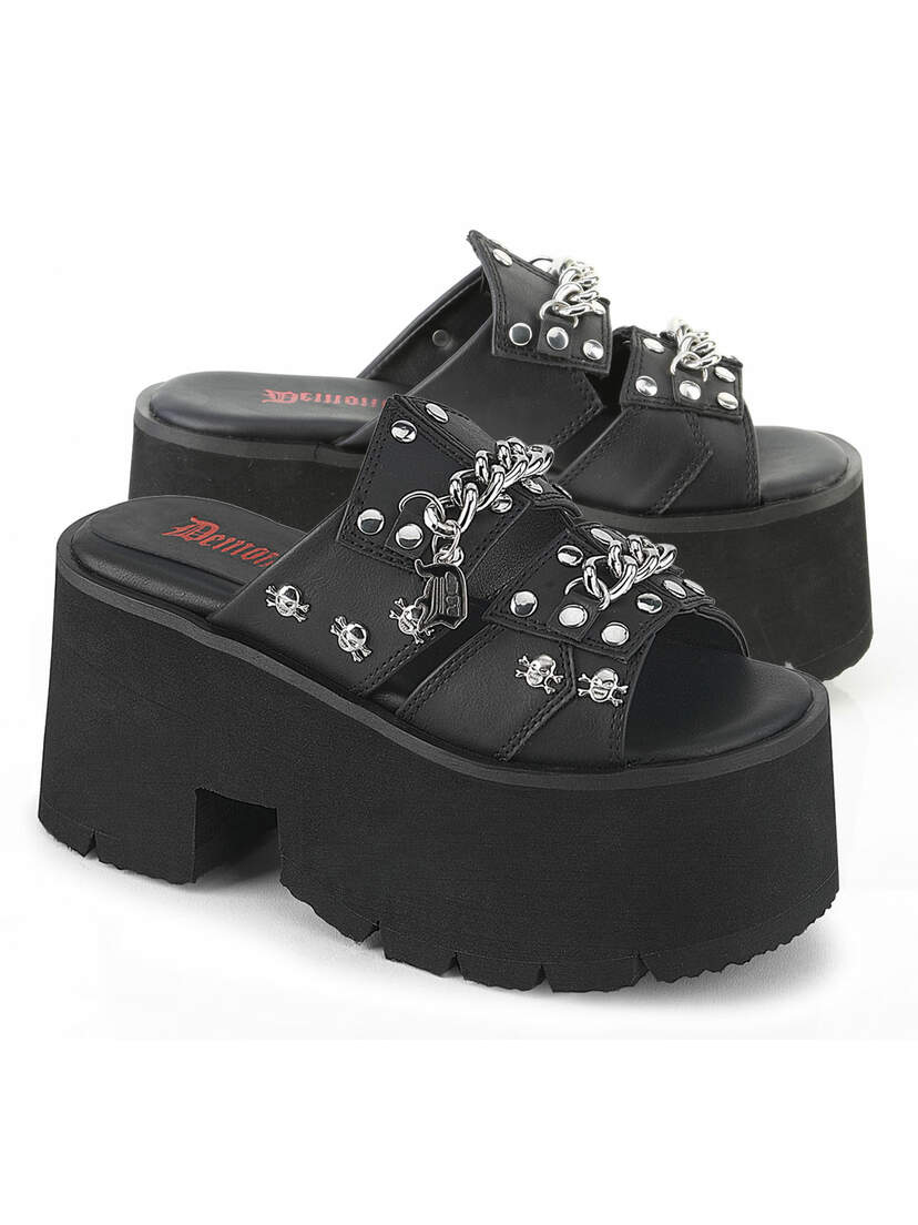 ASHES-08 Chained Platform Sandals