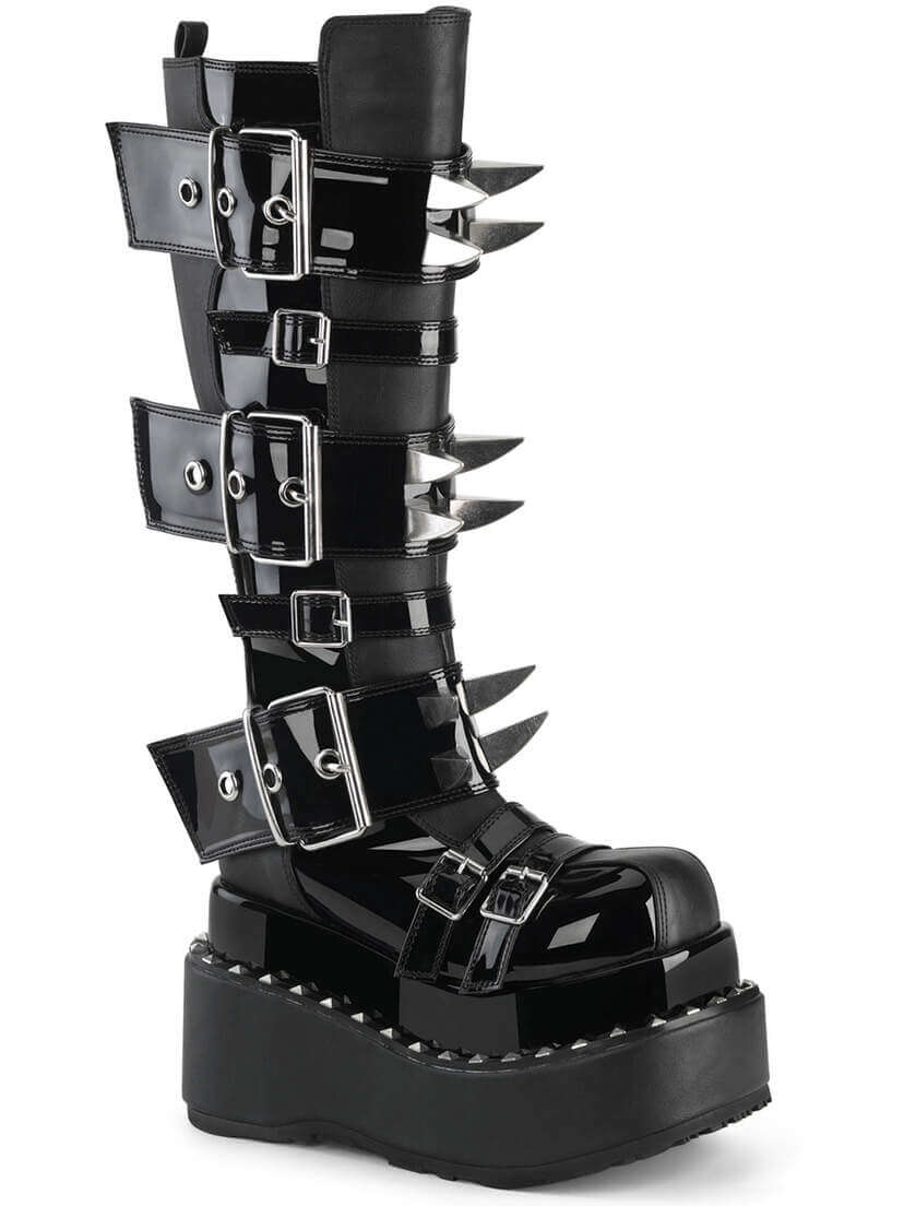 BEAR-215 Claw Spiked Women's Gothic Boots