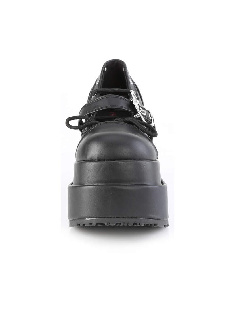BEAR-23 Bat Buckle Platform Shoes