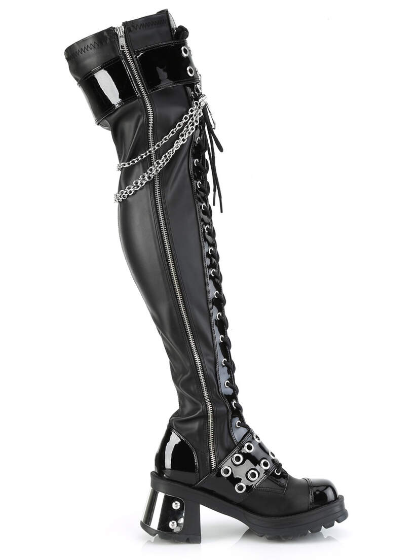 BRATTY-304 Over-The-Knee Gothic Platform Boots