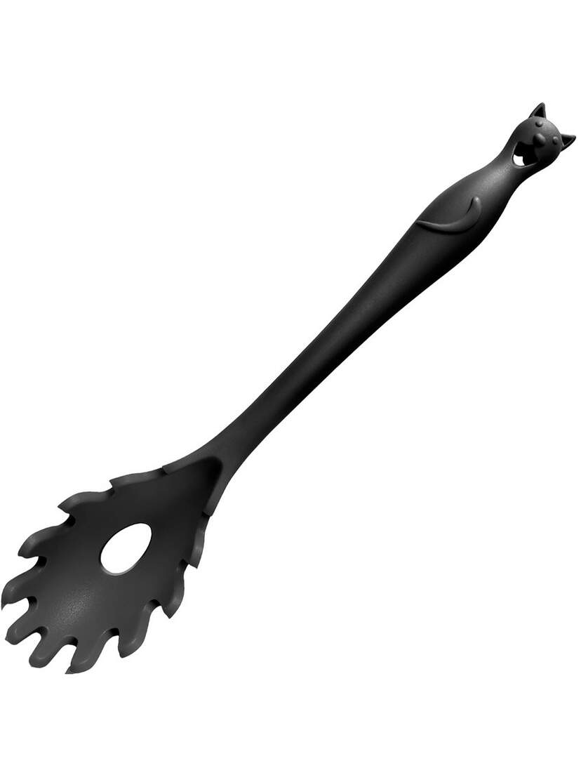 Cat's Kitchen Pasta Spoon for Gothic Culinary Adventures