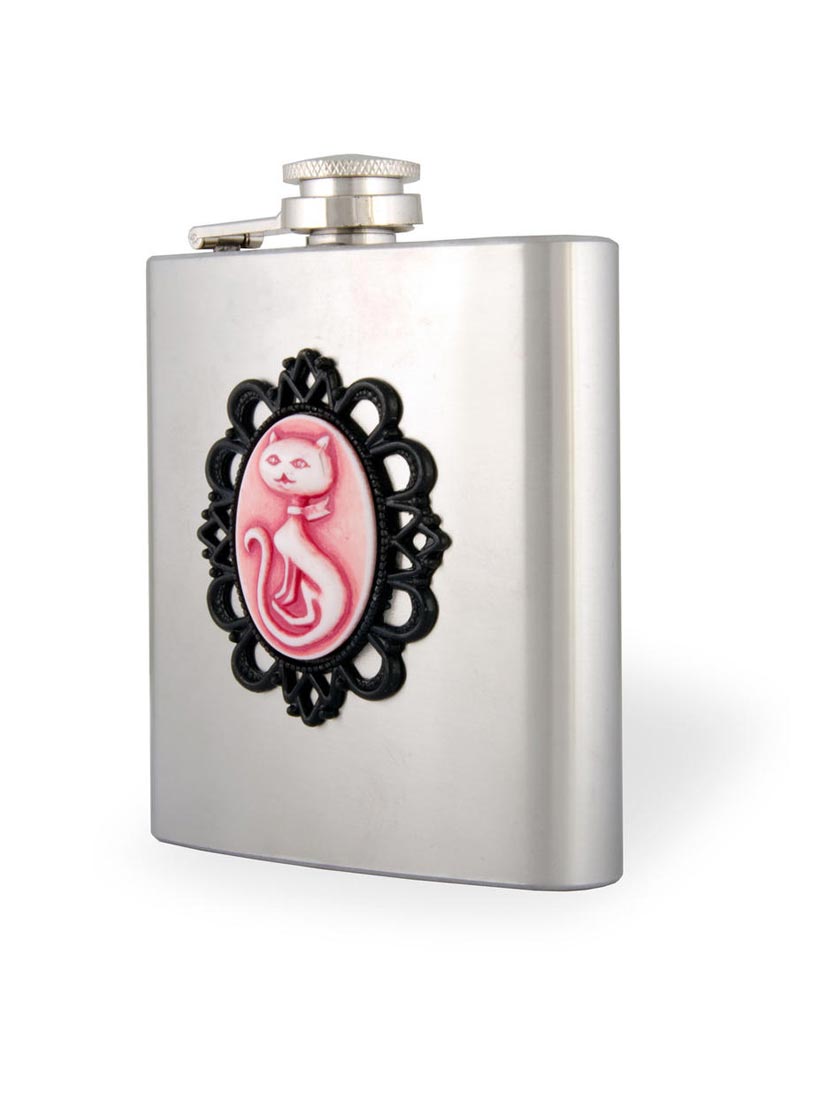 The Cats Meow Flask