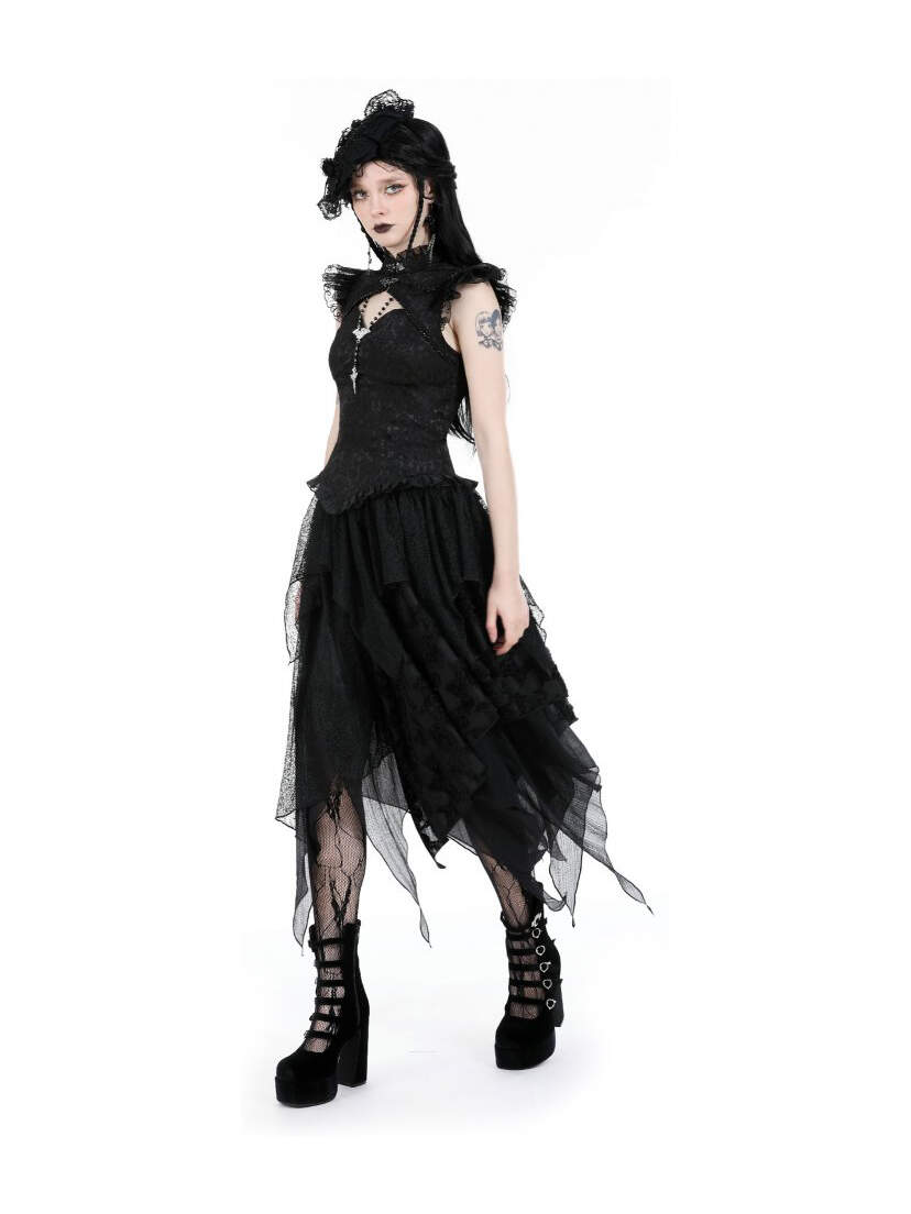 Chaos Punk Women's Knee-Length Skirt