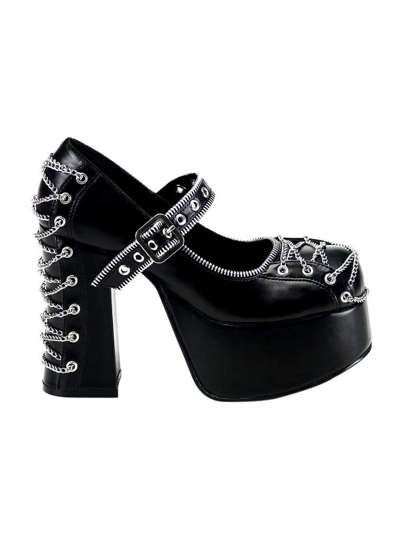 CHARADE-25 Chain Platform Shoes
