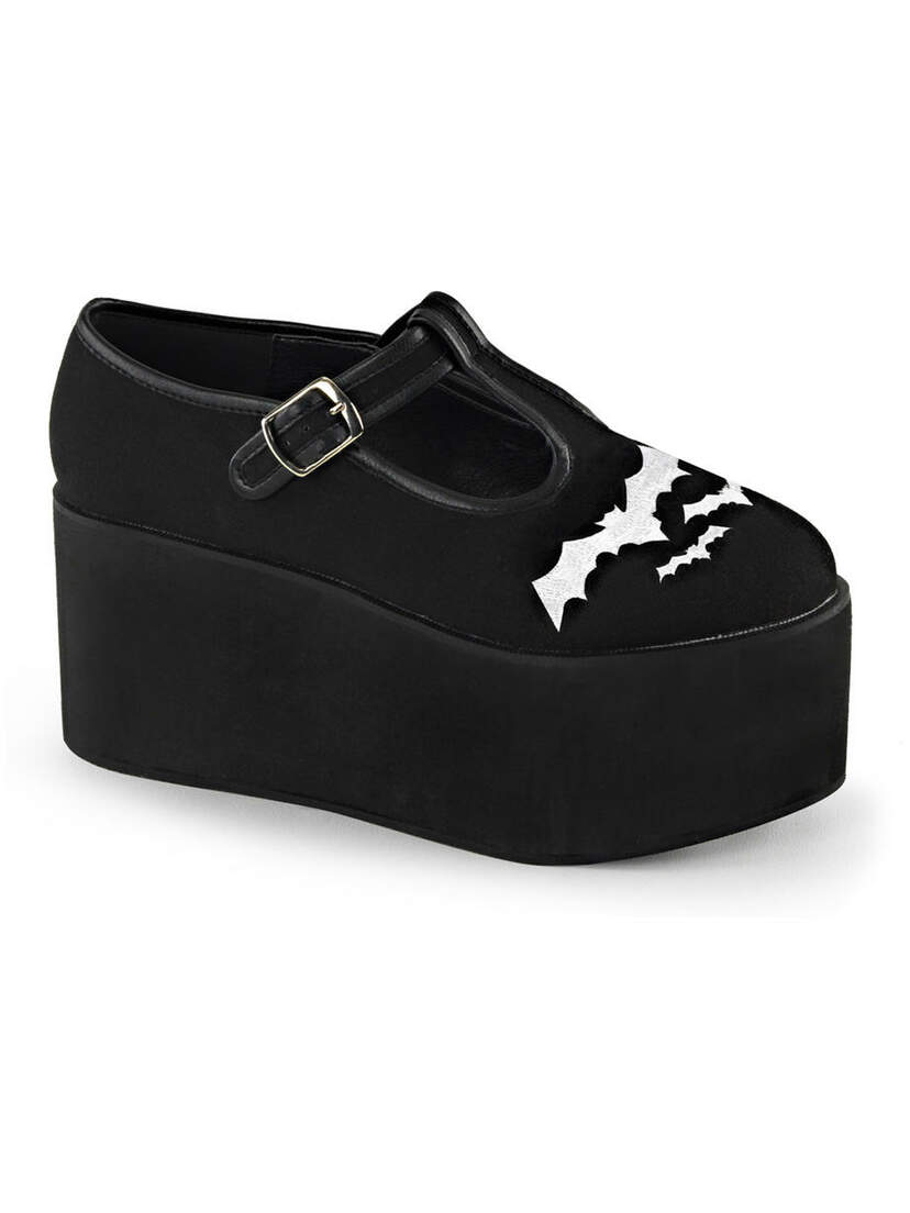 CLICK-04-2 Bat Platform Shoes
