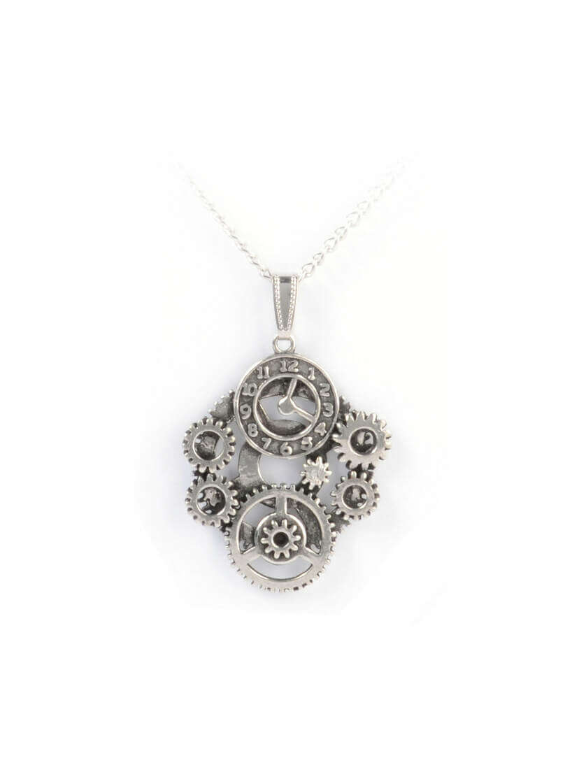 Clockwork Steam Pendant Necklace