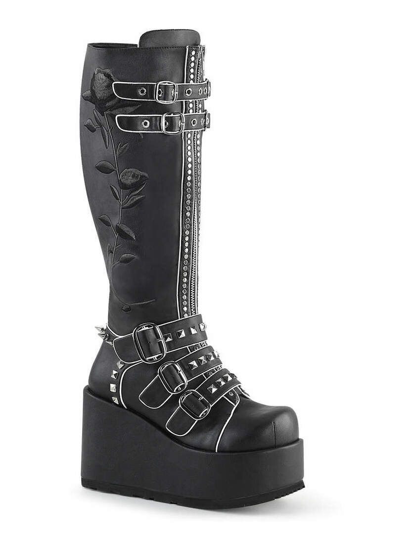 CONCORD-110 Platform Knee High Boots