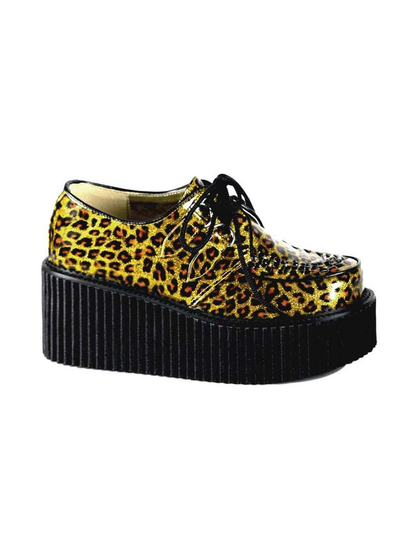 CREEPER-208 Gold Platform Creepers CREEPER-208 Gold Platform Creepers